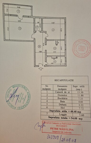 Tineretului- Pridvorului-Apartament 2 camere Comision 0%